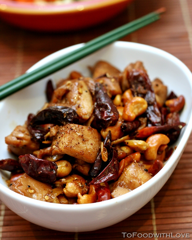 To Food with Love Kung Pao Chicken with Cashews and Szechuan Pepper