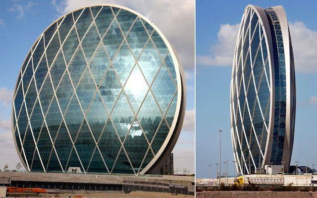 «Aldar» Abu Dhabi. edificios extraños: «Aldar» Abu Dhabi.