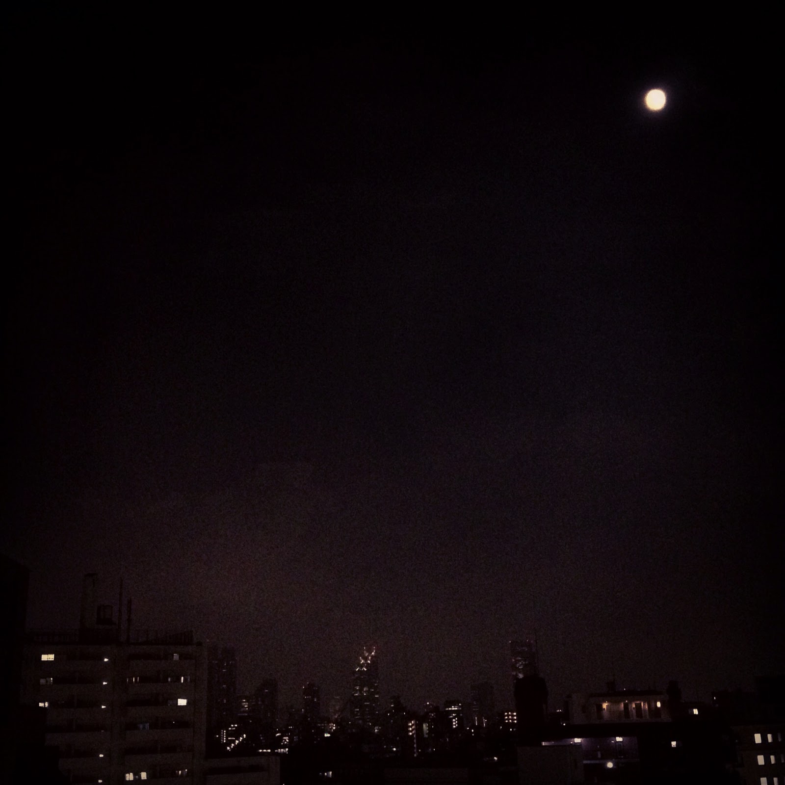 Romi Photo Blog 東京らしい夜の空