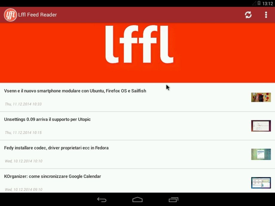lffl feed reader