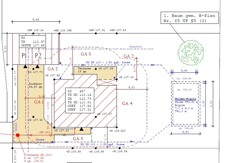 Mein Baublog: Warum die Garage umziehen musste