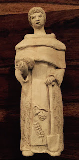 Saint-Fiacre, sculpture de Sylvie Louvet