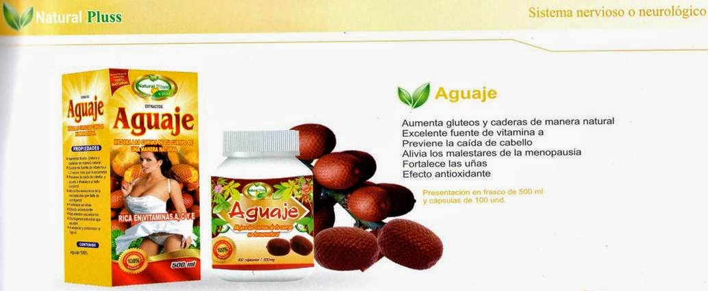 AGUAJE AUMENTA BUSTOS CADERAS Y GLUTEOS DE MANERA NATURAL 