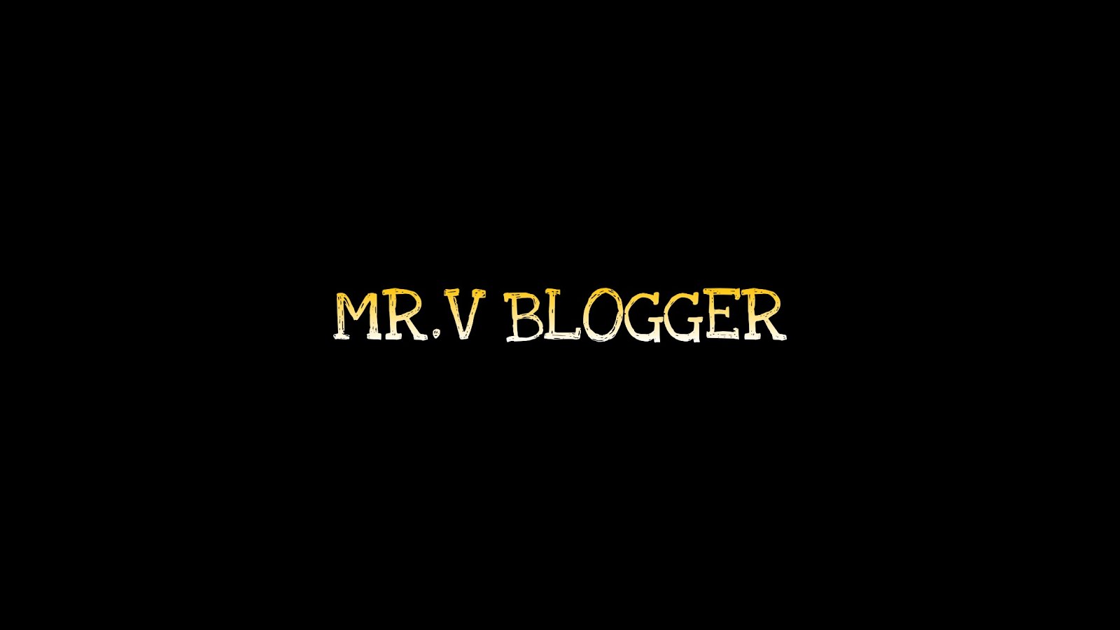 Mr.V Blogger