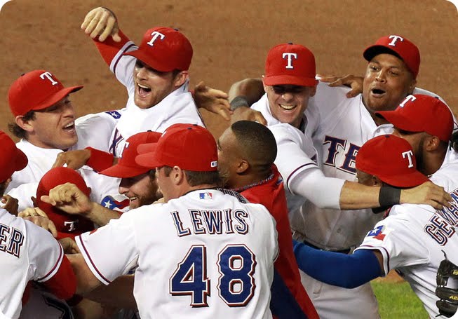 Rangers win ALCS