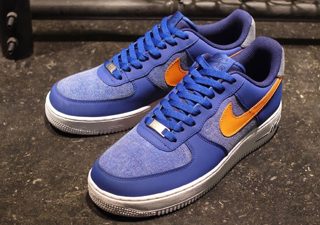 nike air force yellow and blue