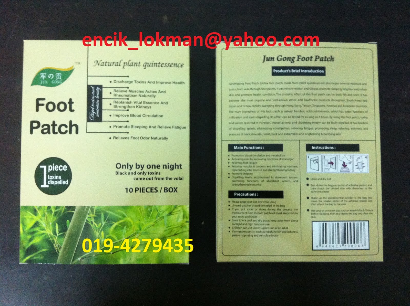 Detox Slimming Gold Foot Patch