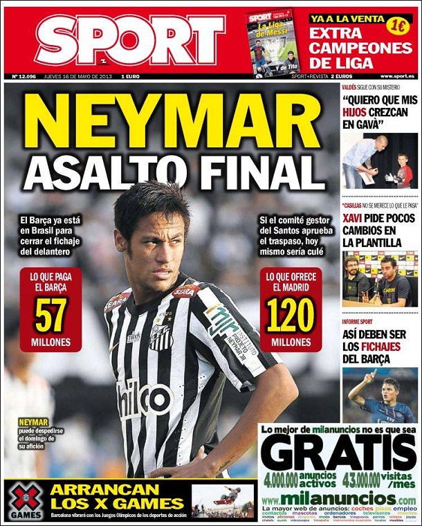 Os avisé que el fichaje de Neymar era una estafa Portada+sport