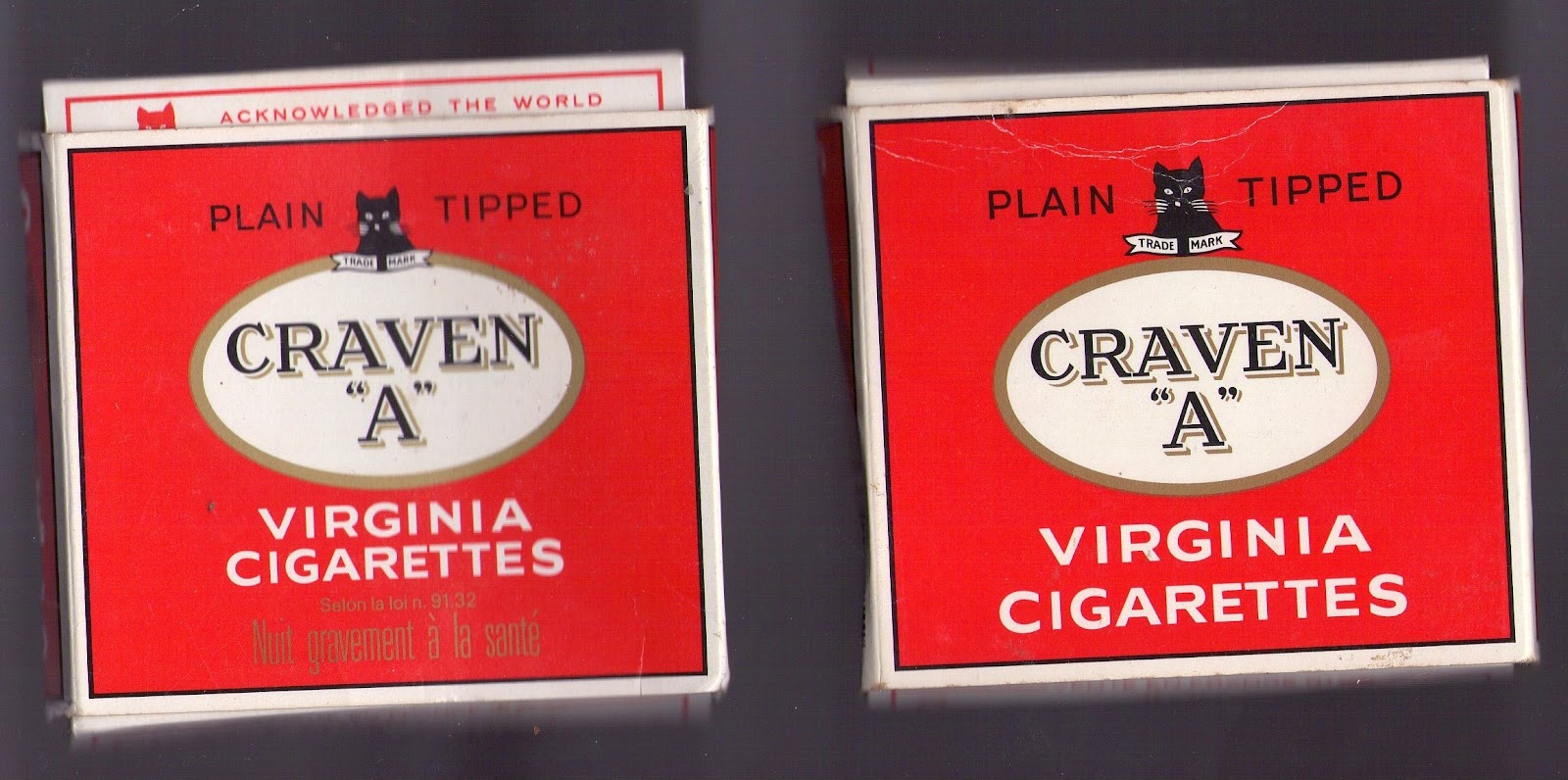 Ma Collection de paquets de cigarettes: CRAVEN Ma Collection de paquets de cigarettes: CRAVEN