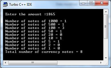 C Currency Conversion Programming