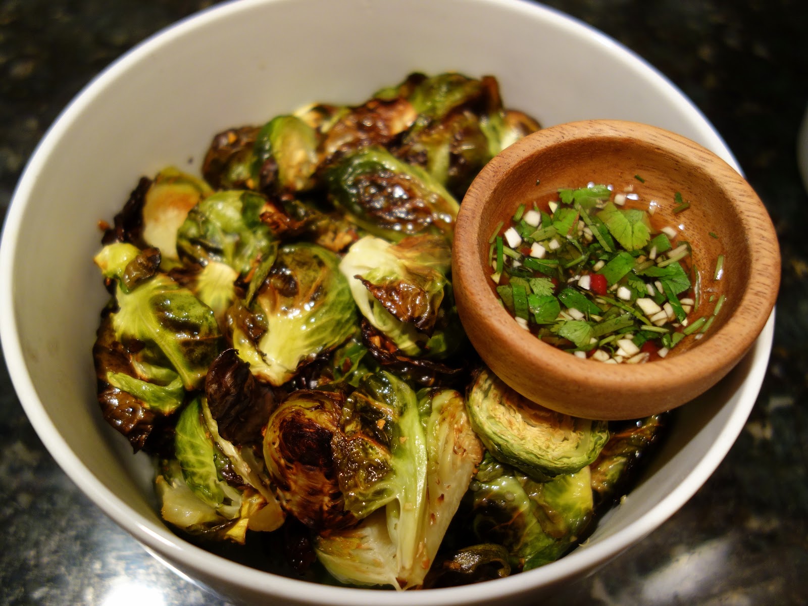 Fresh Local and Best Momofuku Roasted Brussels Sprouts and a Weekend