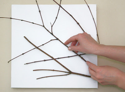Cómo hacer un cuadro con ramas en Recicla Inventa
