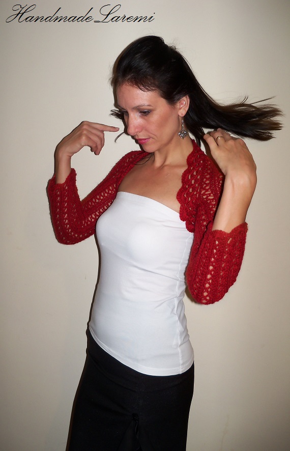 Red Lace Bolero
