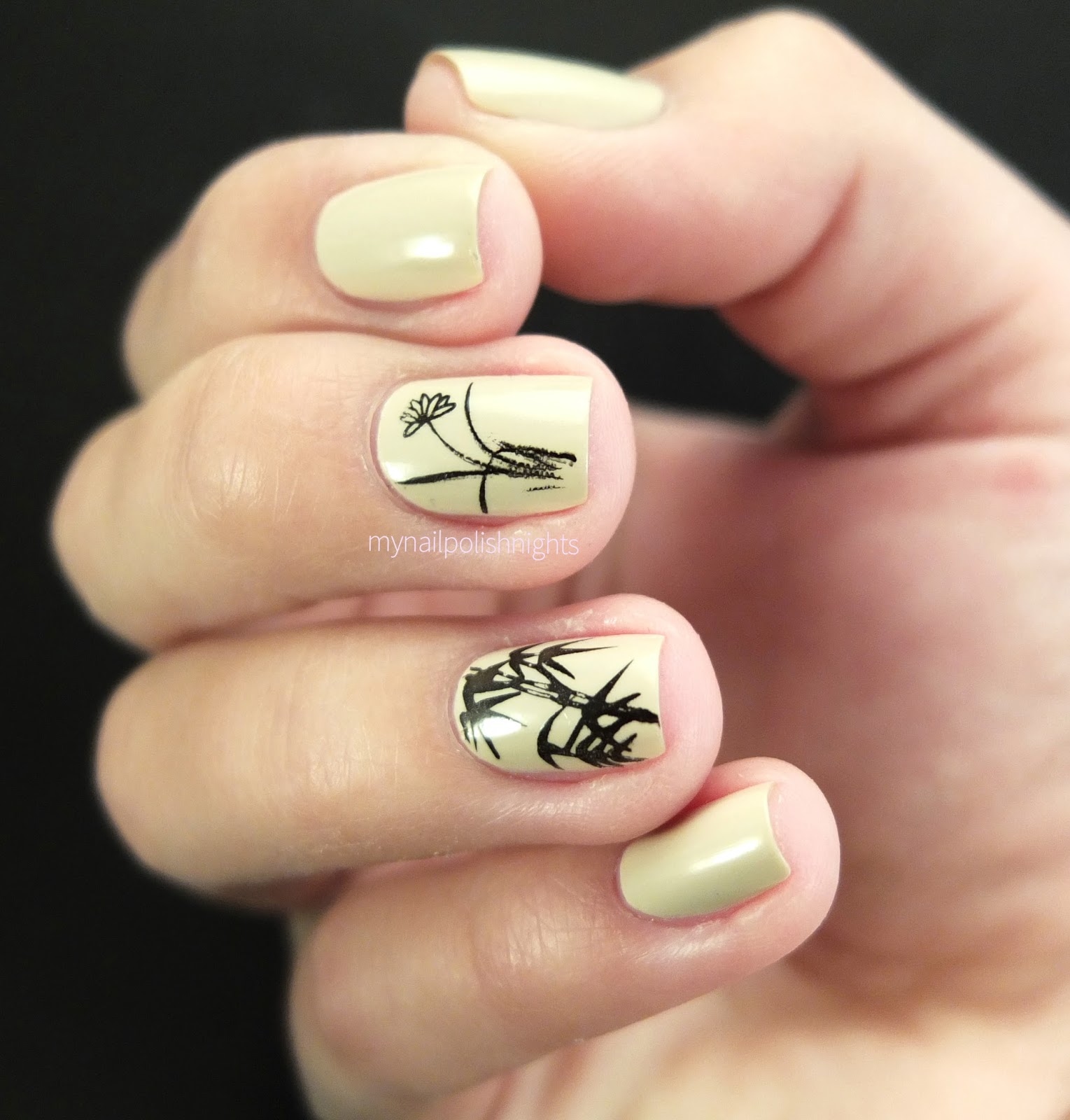 My Nail Polish Nights Eastern style nail art with OPI You're so vanilla