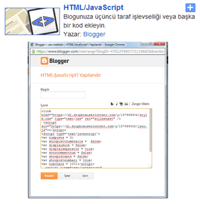 Blogger Truncu Renkli Navigation Menü Eklentisi