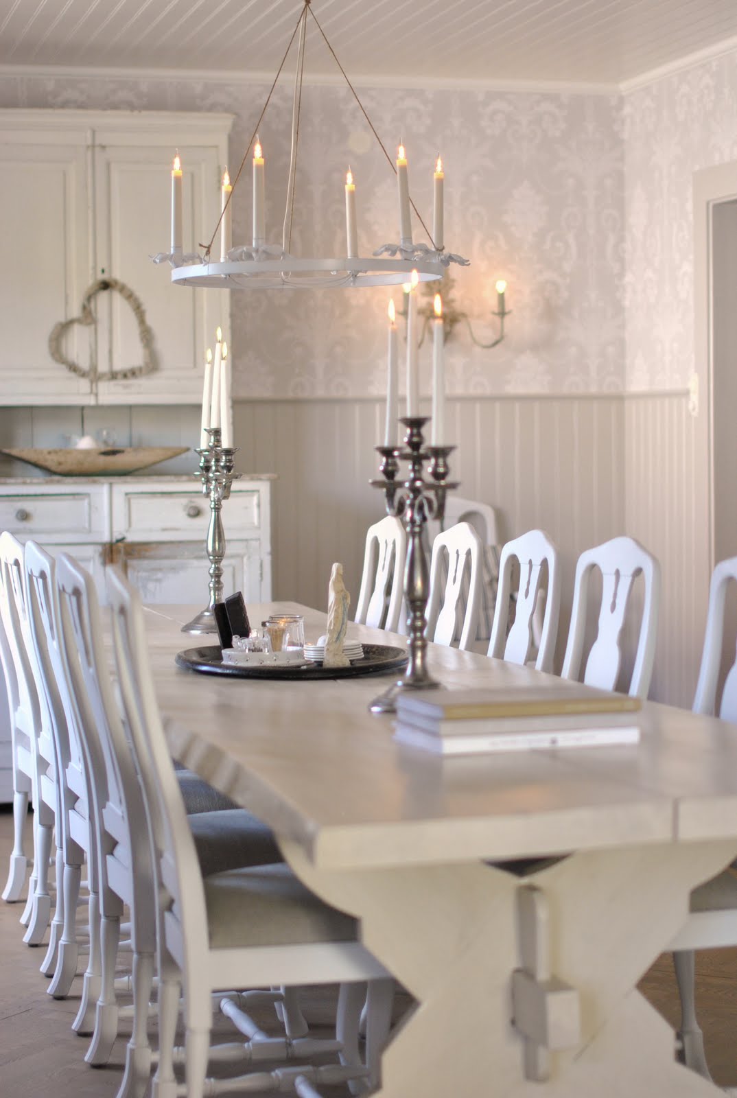 Vintage and romantica: renoverad matsal