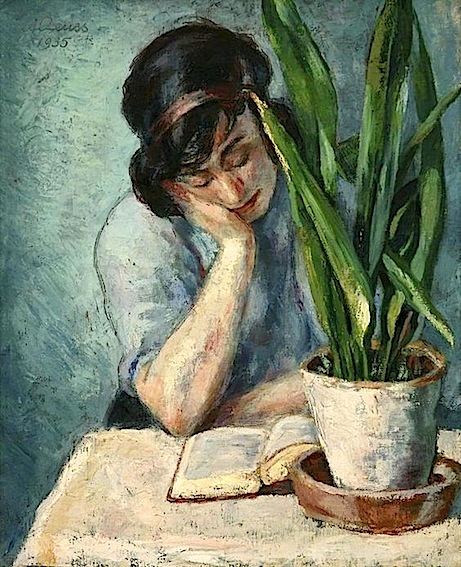 Albert Reuss. Mujer Leyendo, 1935