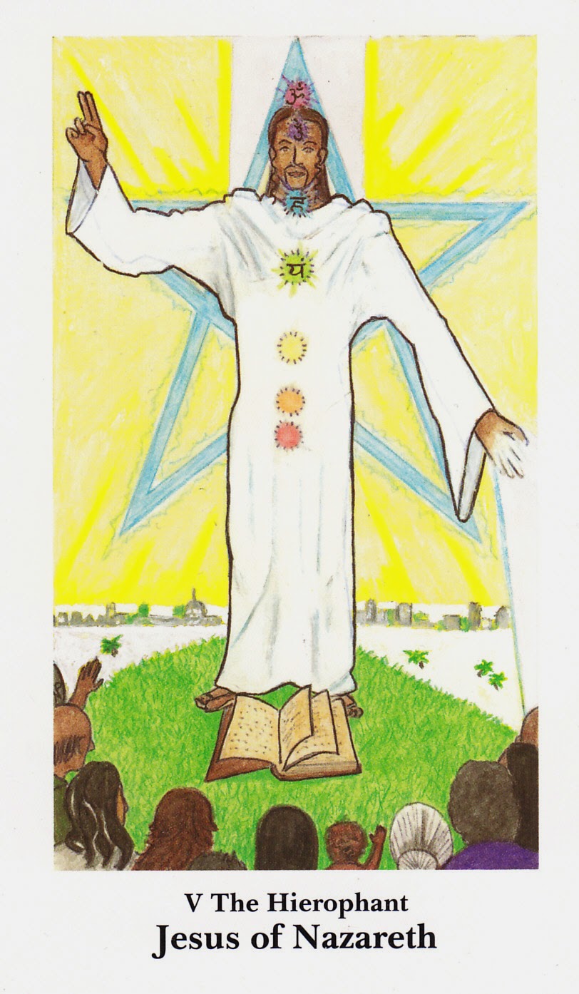 Rowan Tarot Jesus as Hierophant