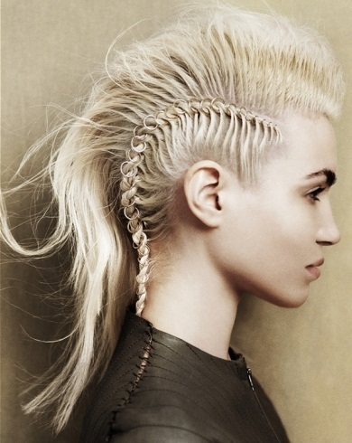 long hair girl mohawk. long hair girl mohawk. long hair girl mohawk.