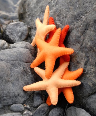 felt crafts with starfish template
