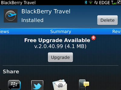 BlackBerry Travel Updated to v2.0.40.99