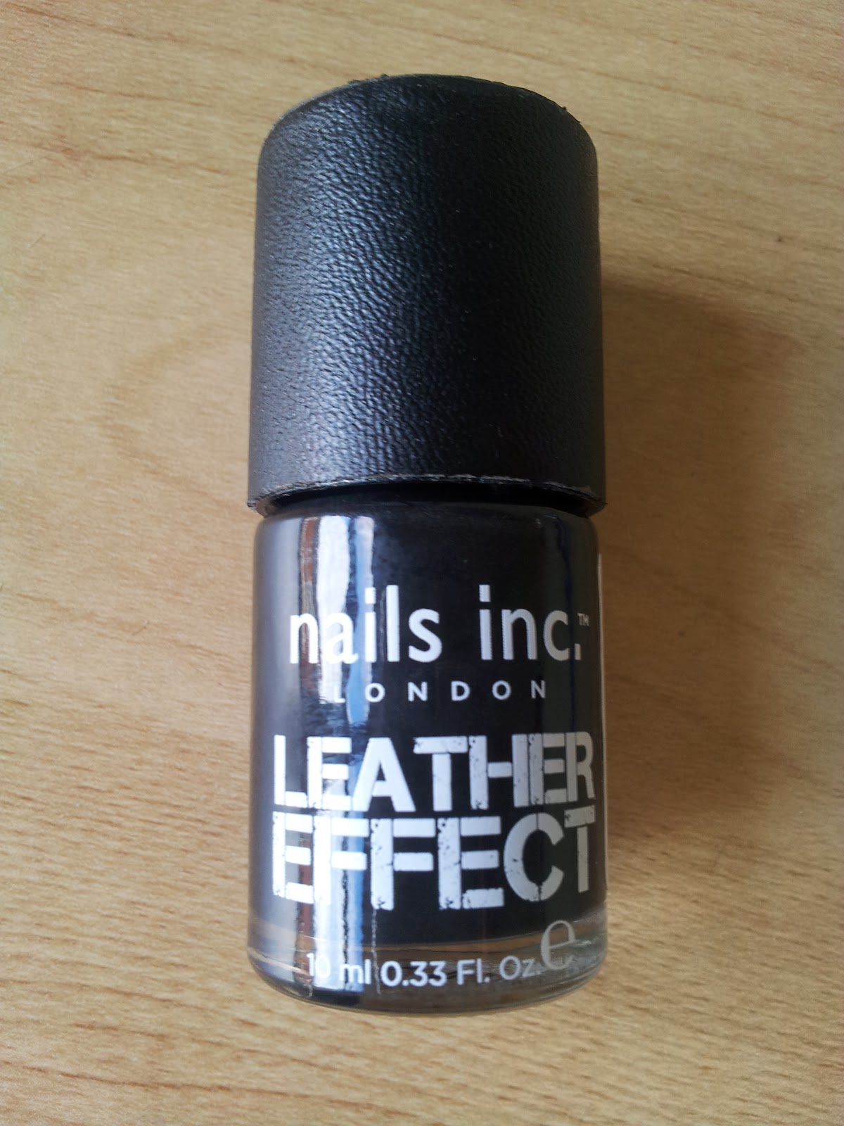 Beauty and the Blogger Nails Inc Leather Effect Nail Polish in Noho