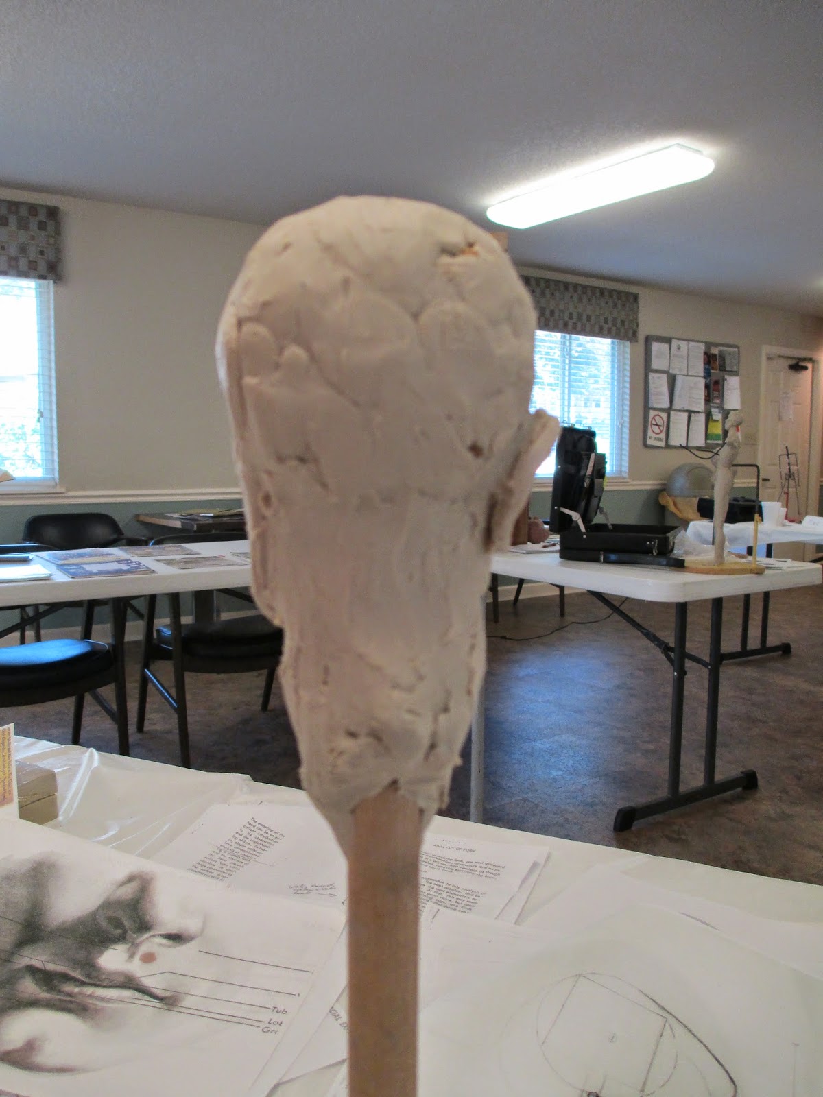 Knotty Wood Spirits Clay Sculpting Class