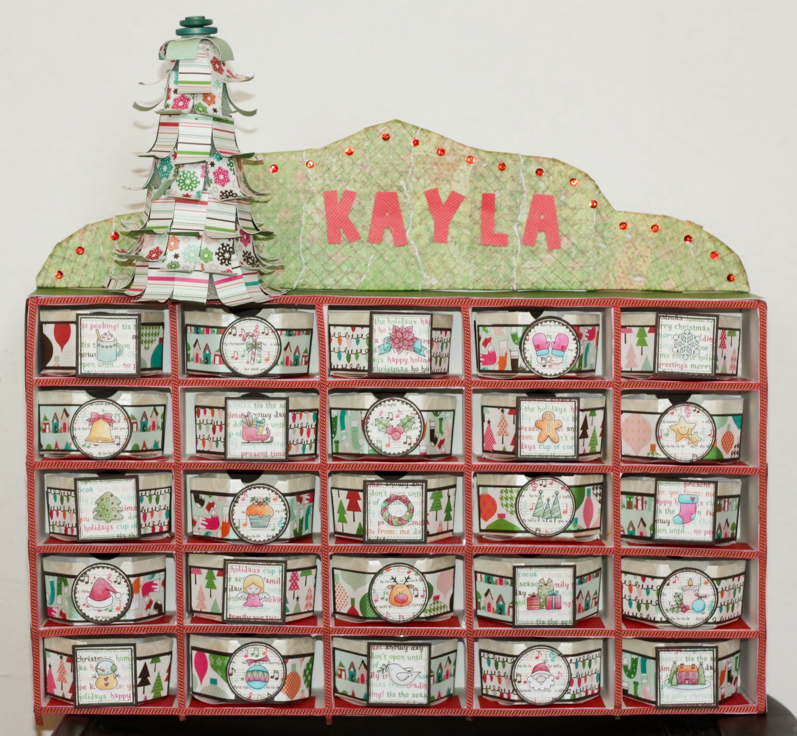 There She Goes Small Advent Box tutorial and print outs!