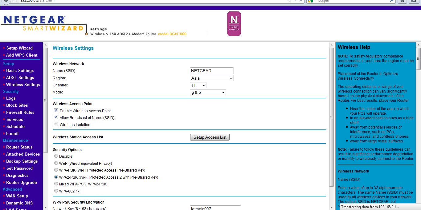 TECHNOUPDATES Configure Netgear N150 router for bsnl