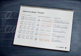 cursive handwriting writing curriculum script logic intelligent