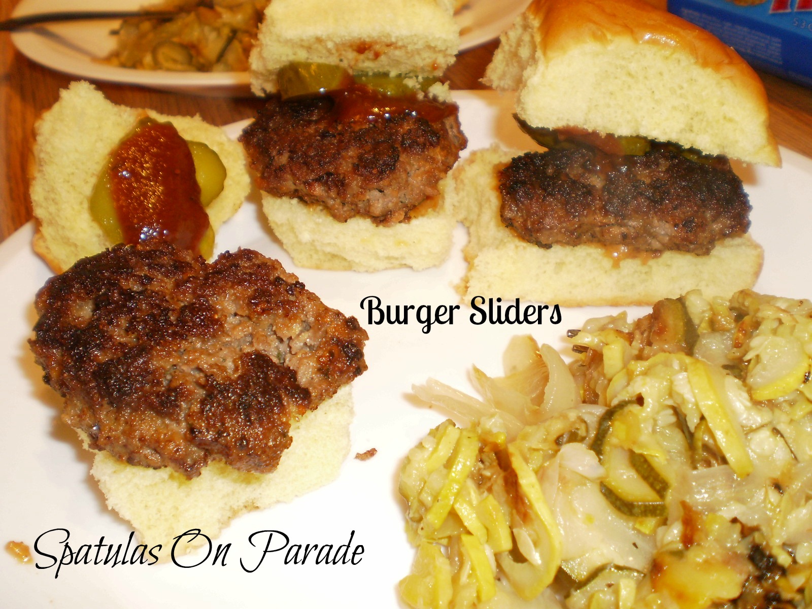 Spatulas On Parade Burger sliders