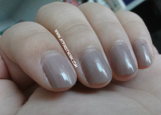 Etude house nail polish BR307 nail swatches