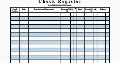 helpingmoms home check register printable blank bank register