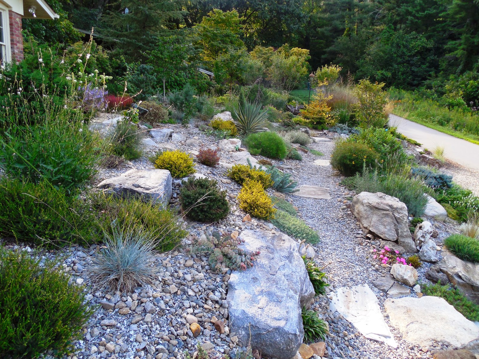 Prairiebreak A rock garden in the Southeast