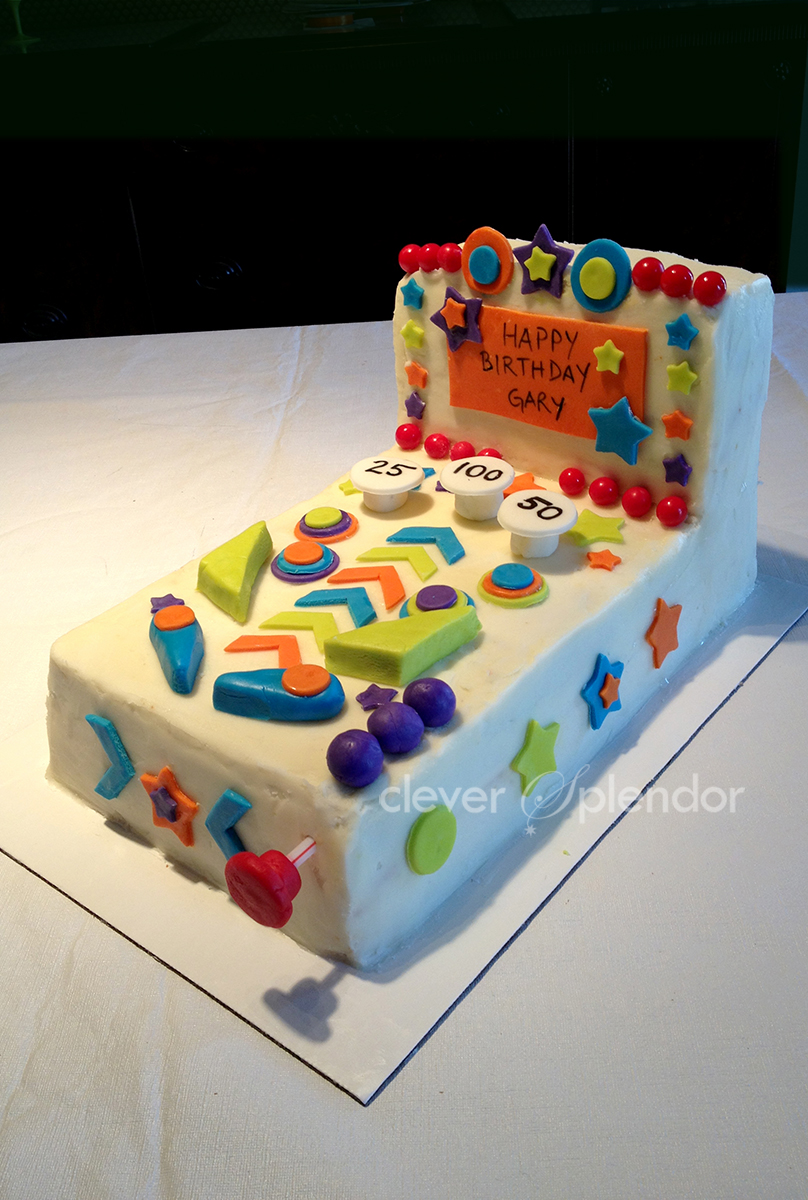 Pinball Machine Cake Pinball Machine Cake
