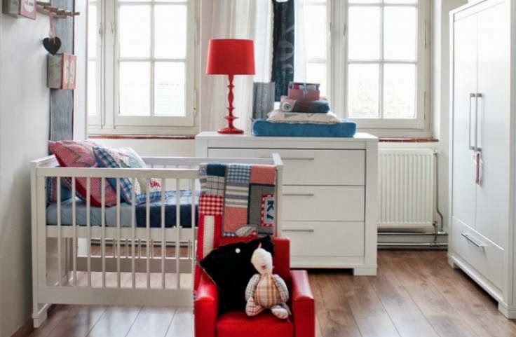 Creating A Classy Bar Cart Babykamer Ideeen Rood : De combinatie rood, blauw en wit kan zowel ...