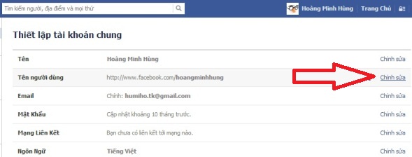 Hướng dẫn cách đổi tên cho link profile id của trang facebook 2013 doi ten facebook 1