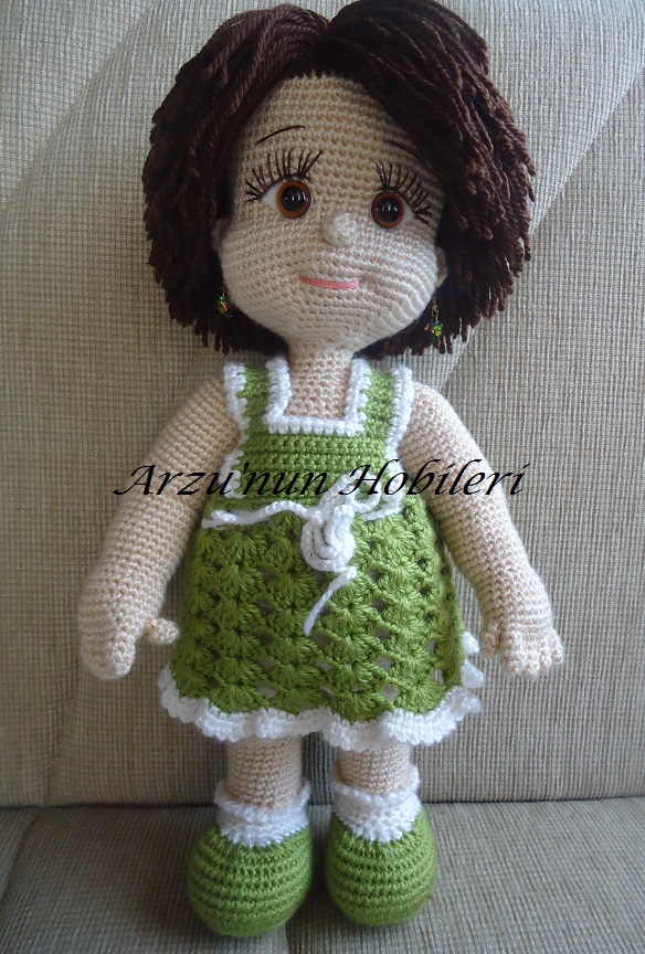 Arzunun Hobileri: Amigurumi doll (amigurumi kiz bebek)... : )