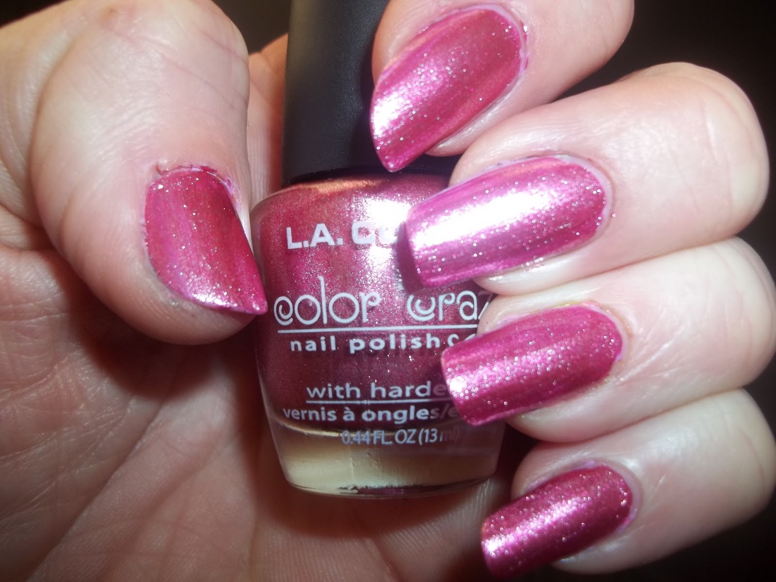 8. L.A. Colors Color Craze Glitter Nail Polish - wide 1