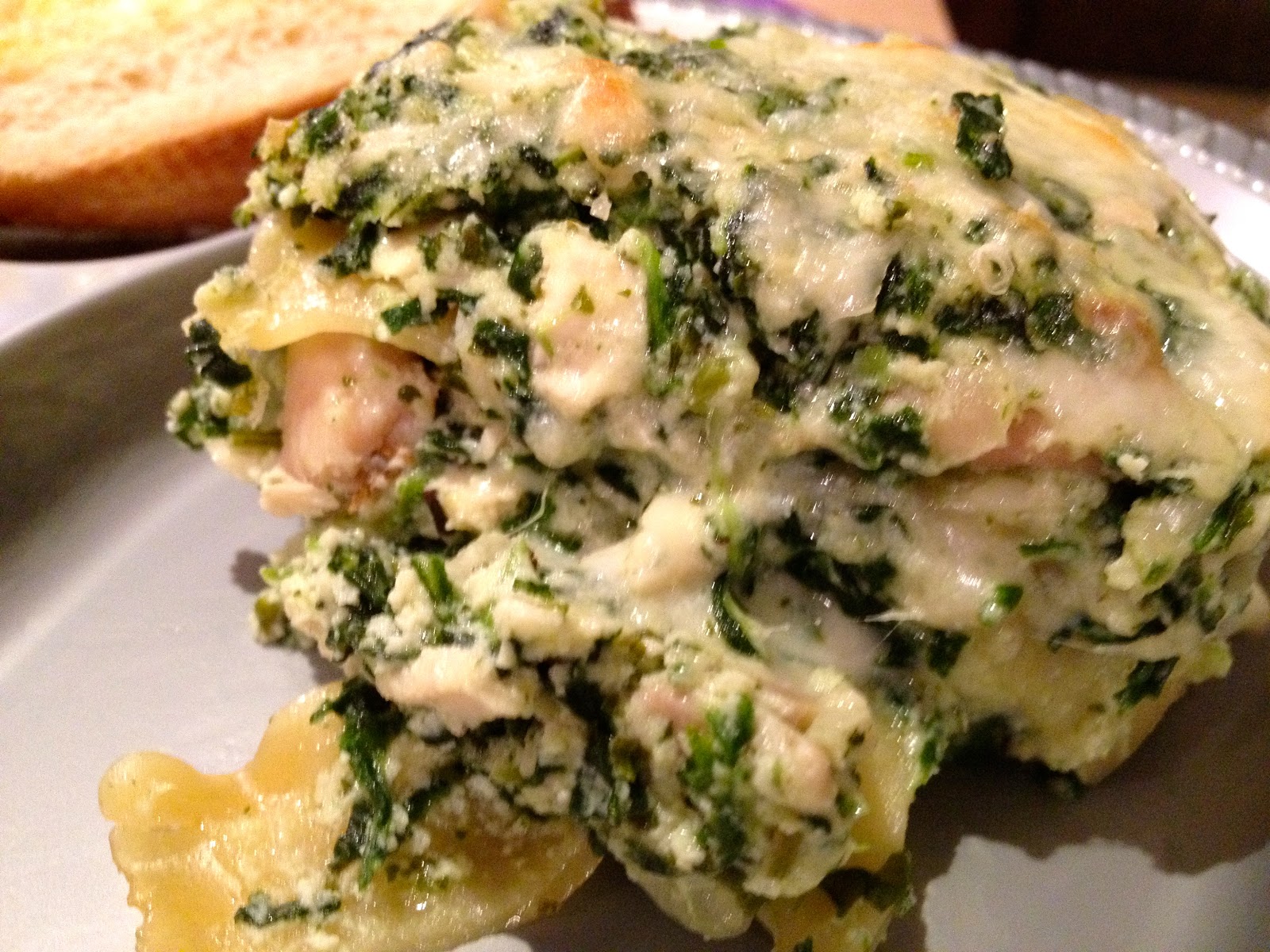 it's what's cookin Chicken & Spinach Pesto Lasagna