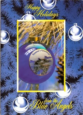 1993 BLUE ANGELS CHRISTMAS CARD