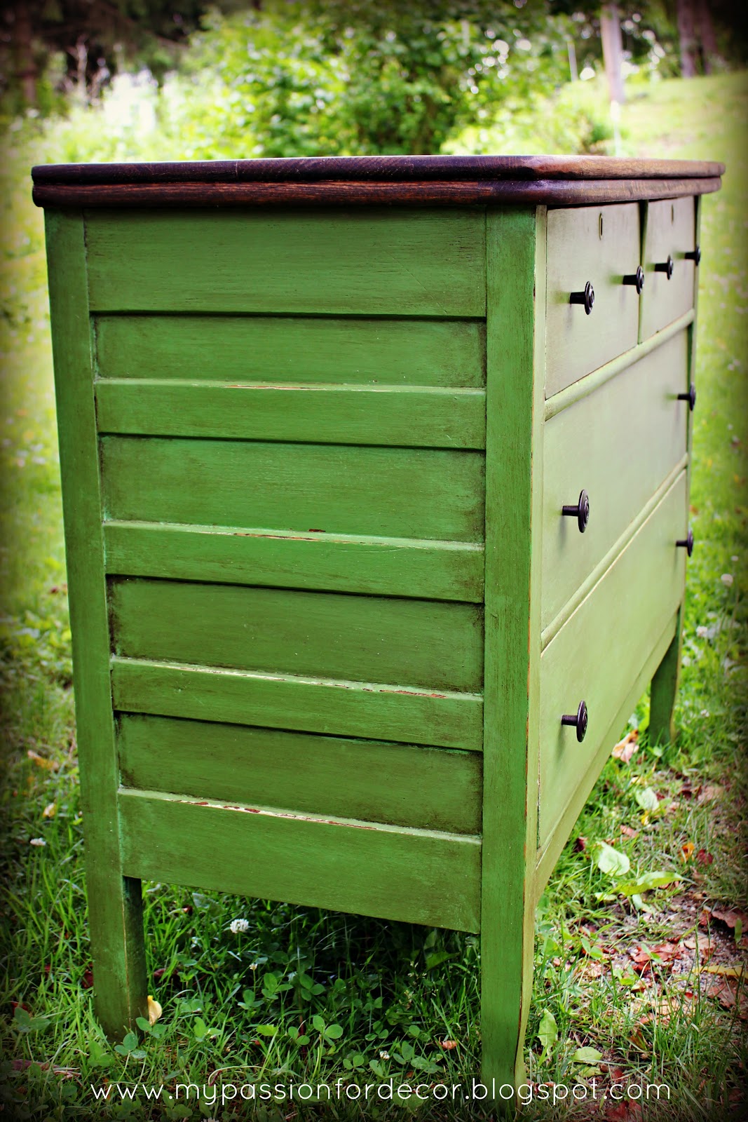 My Passion For Decor White And Neglected Craigslist Dresser Turned