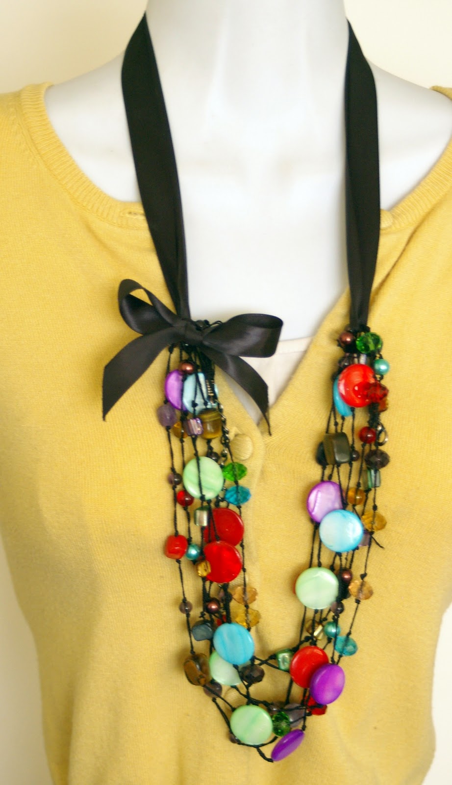 How to Shorten or Lengthen Necklaces Quickly with Ribbon The Beading