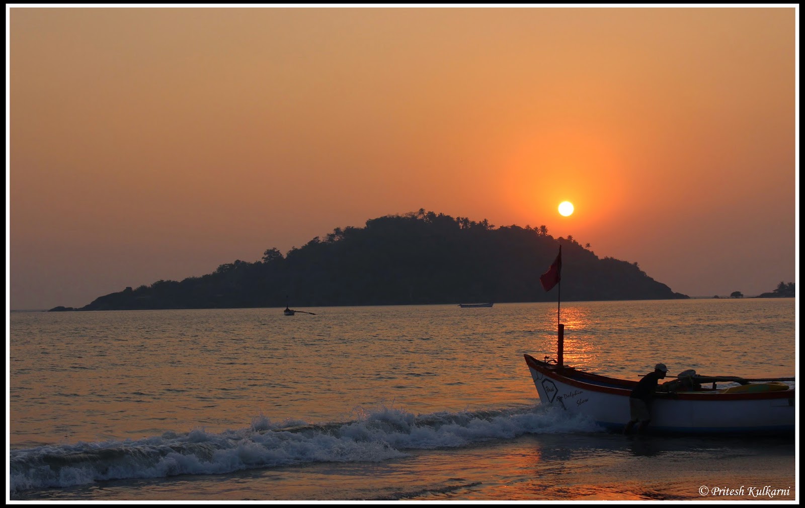 Sunset from Palolem Beach Sunset from Palolem Beach