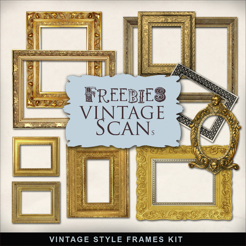 Freebies Vintage Style Frames:Far Far Hill - Free database of digital
