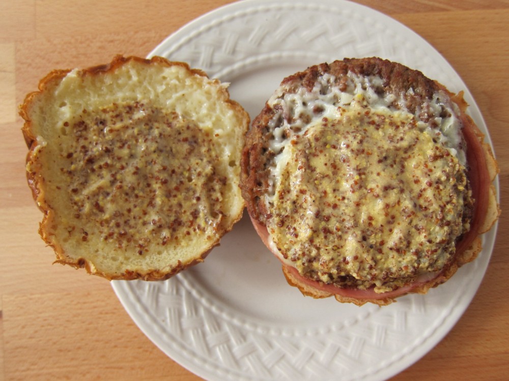 Frozen Friday Sam's Choice Bavarian Style Pretzel Burger Brand Eating