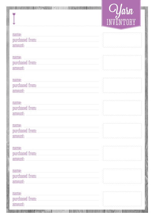 FREE PRINTABLE KNIT, CROCHET & SEWING ORGANIZERS eliza ellis