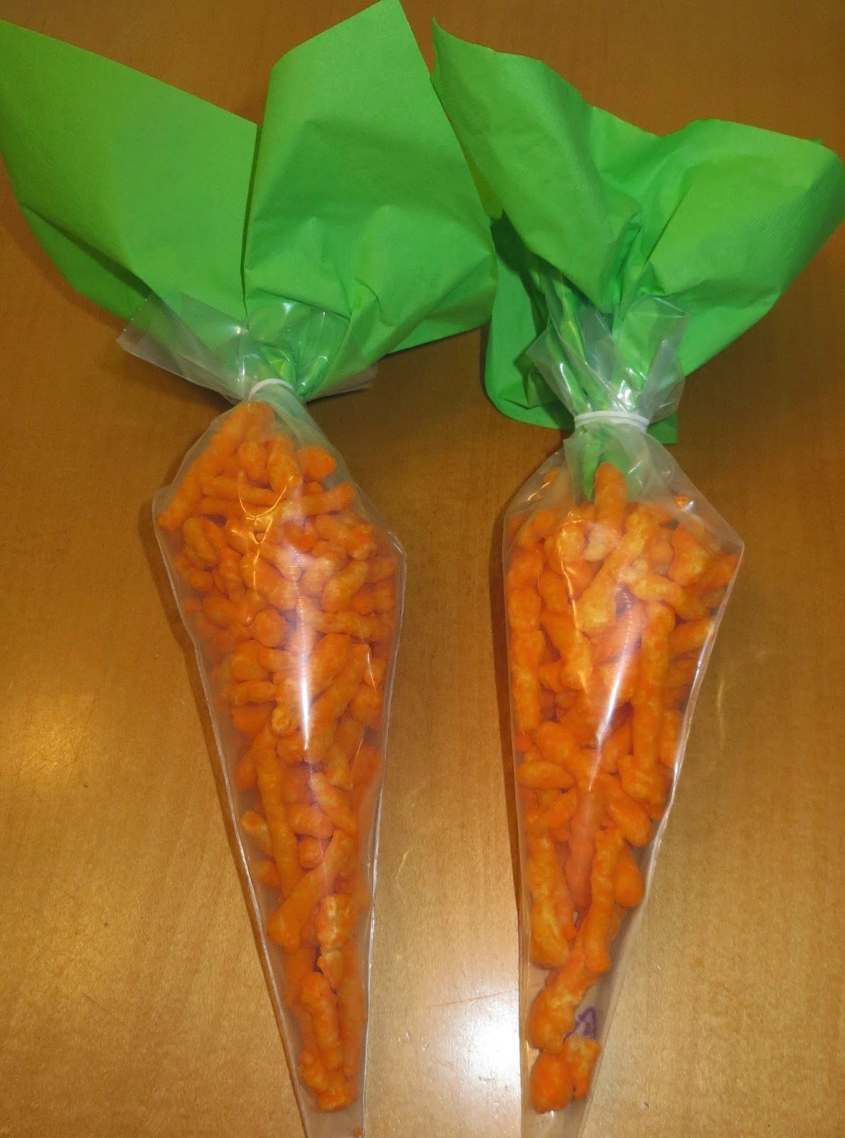 Room Mom Extraordinaire Cheetos Carrots for Easter