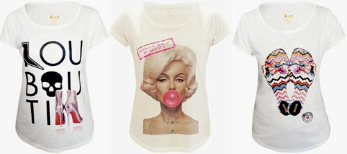 T-shirts femininas Lulys Tees T-shirts femininas comprar online