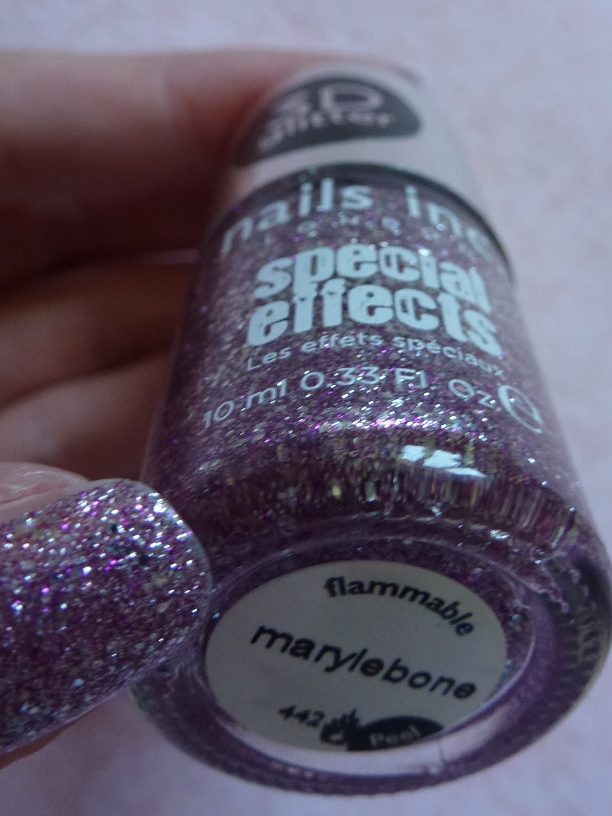 Miss Bella blogs Nails inc Glitter polish